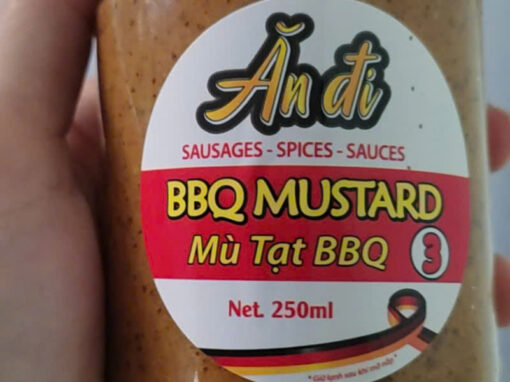 BBQ Mustard - Hot Mustard 250ml/jar