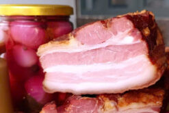 German Hot Smoked Bacon 1Kg