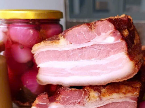 German Hot Smoked Bacon 1Kg