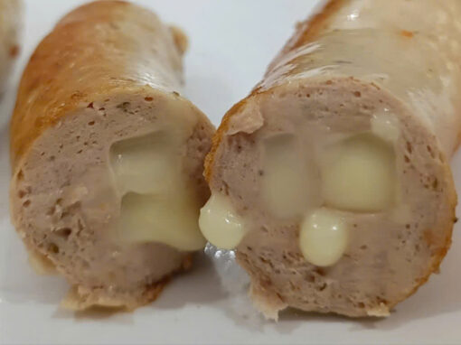 Mozzarella Brats - German Pork & Cheese Sausage 500gr