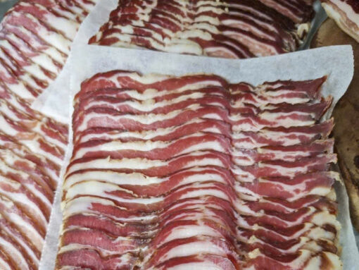Streaky Bacon – Rindless – Pancetta – by Ănđi 1Kg